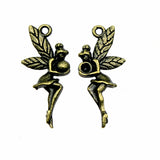 150pcs 26x11mm Fairy Angel Pendants Charm for Jewelry Making