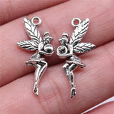 150pcs 26x11mm Fairy Angel Pendants Charm for Jewelry Making