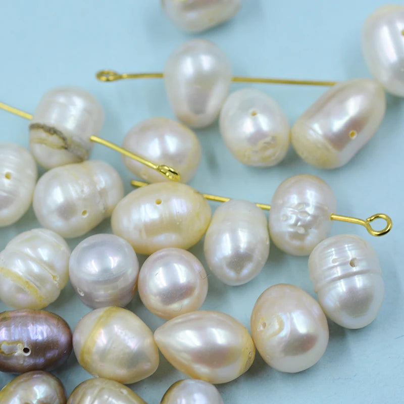 150pcs Mixed Color 9-10MM Natural Freshwater Pearls Loose Beads