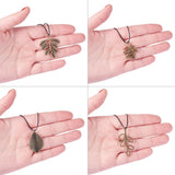 150pcs Mixed Shape Leaf Charms Alloy Pendants for Jewelry Making DIY Craft