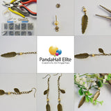150pcs Mixed Shape Leaf Charms Alloy Pendants for Jewelry Making DIY Craft