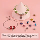 150pcs Polymer Clay Rhinestone European Beads Dangle Charm Beads