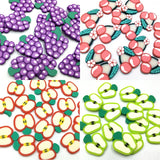 150pcs 20mm Polymer Clay Fruit Slices DIY Decoration Craft Supplies