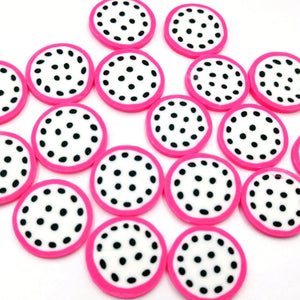 150pcs 20mm Polymer Clay Fruit Slices DIY Decoration Craft Supplies