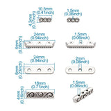 150pcs Tibetan Style Alloy Spacer Bars Jewelry Findings For DIY