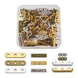 150pcs Tibetan Style Alloy Spacer Bars Jewelry Findings For DIY