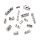 150pcs Tibetan Metal Beads Tube Shape Spacer Beads Charms DIY Jewelry Findings