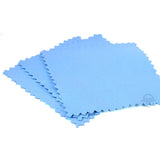 150pcs Silver Jewelry Polishing Cloth 80x80mm Double Sides Cotton