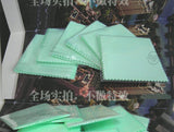 150pcs Silver Jewelry Polishing Cloth 80x80mm Double Sides Cotton