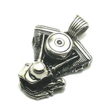 155g Mens Stainless Steel Biker Pendant