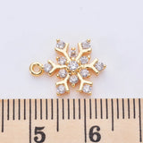 4PCS 14x11MM Zircon Robot Charms Pendants High Diy Jewelry Findings