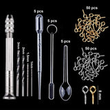 159Pcs DIY Jewelry Resin Casting Molds And Tools Full Kit Silicone Molds