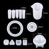 159Pcs DIY Jewelry Resin Casting Molds And Tools Full Kit Silicone Molds