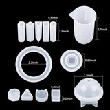 DIY Jewelry Resin Casting Molds Full Kit Silicone Molds
