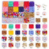 Colorful 6mm Polymer Clay Necklace Soft Pottery Choker DIY Necklaces Bracelets