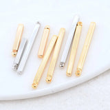 14K Brass Stick Charms Pendants Jewelry Making Supplies