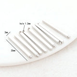 14K Brass Stick Charms Pendants Jewelry Making Supplies