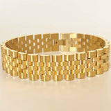 15MM Link Chain Men's Bracelet Polished Stainless Steel Jewelry