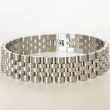 15MM Link Chain Men's Bracelet Polished Stainless Steel Jewelry
