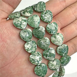 15MM Faceted Heart Stone Bead Labradorite Aventurine Quartz
