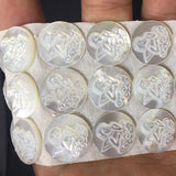 15MM Natural Pearl Cupid Shell Beads For Jewelry Making Charms 5Pcs/Lot