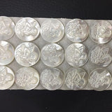 15MM Natural Pearl Cupid Shell Beads For Jewelry Making Charms 5Pcs/Lot