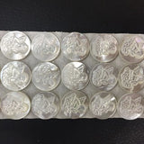 15MM Natural Pearl Cupid Shell Beads For Jewelry Making Charms 5Pcs/Lot