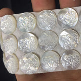 15MM Natural Pearl Cupid Shell Beads For Jewelry Making Charms 5Pcs/Lot