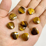 15MM Heart Stone Charm Bead Faceted Crystal Gem for Jewelry Making