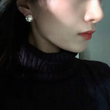 15MM Mother of Pearl Shell Stud Earrings