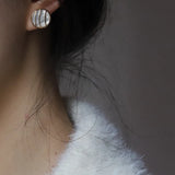 15MM Mother of Pearl Shell Stud Earrings
