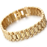 15MM Wide 8.66" Chain Wristband Man Bracelet Stainless Steel Boys Jewellery