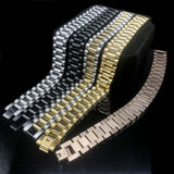 15MM Wide Stainless Steel Watch Chain Bracelet For Men
