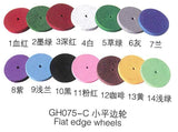 15MMx3MM 30PCS Mixed Jewelry Rubber Polishing Wheels Dental Jewelry Rotary Tool