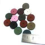 15MMx3MM 30PCS Mixed Jewelry Rubber Polishing Wheels Dental Jewelry Rotary Tool