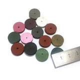 15MMx3MM 30PCS Mixed Jewelry Rubber Polishing Wheels Dental Jewelry Rotary Tool