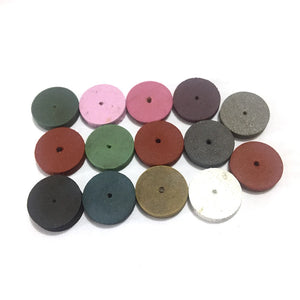 15MMx3MM 30PCS Mixed Jewelry Rubber Polishing Wheels Dental Jewelry Rotary Tool