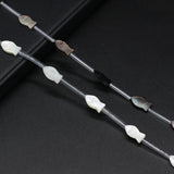 15PC Natural Sea Shell Animal Beads Mother of Pearl Charms DIY Jewelry