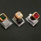 15PCS Acrylic Ring Display Tool Transparent Stand Counter Jewelry Store