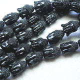15PCS Buddha Heads Beads for Women Bracelets Making Accessories 15X19MM