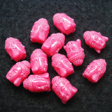 15PCS Cay beads buddha heads for women bracelets match beads 10x15mm