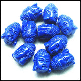 15PCS Cay beads buddha heads for women bracelets match beads 10x15mm