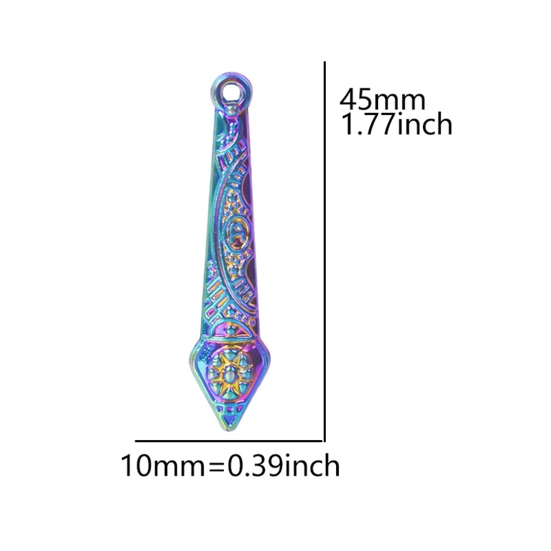 15PCS Arrow of Command Pendant Charm for Jewelry DIY