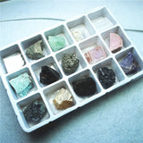 15PCS Gem Stone Rock Minerals Collection for Student Learning