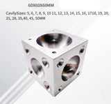 15PCS Steel Doming Punches Dapping Block Jewelry Metal Forming Puncher Set