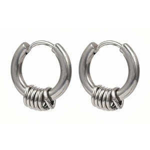 Stainless Steel Huggie Hoop Earrings Hypoallergenic for Women