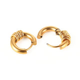 Stainless Steel Huggie Hoop Earrings Hypoallergenic for Women