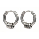 Stainless Steel Huggie Hoop Earrings Hypoallergenic for Women