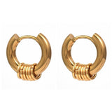 Stainless Steel Huggie Hoop Earrings Hypoallergenic for Women