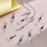 15Pc Knitting Stitch Markers Antique Silver Alloy Lobster Clasp Locking Stitch